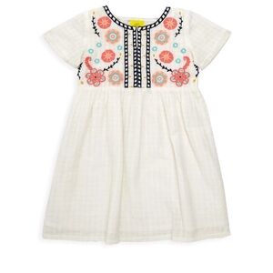 ROLLER RABBIT slyvie dress floral embroidered size 2